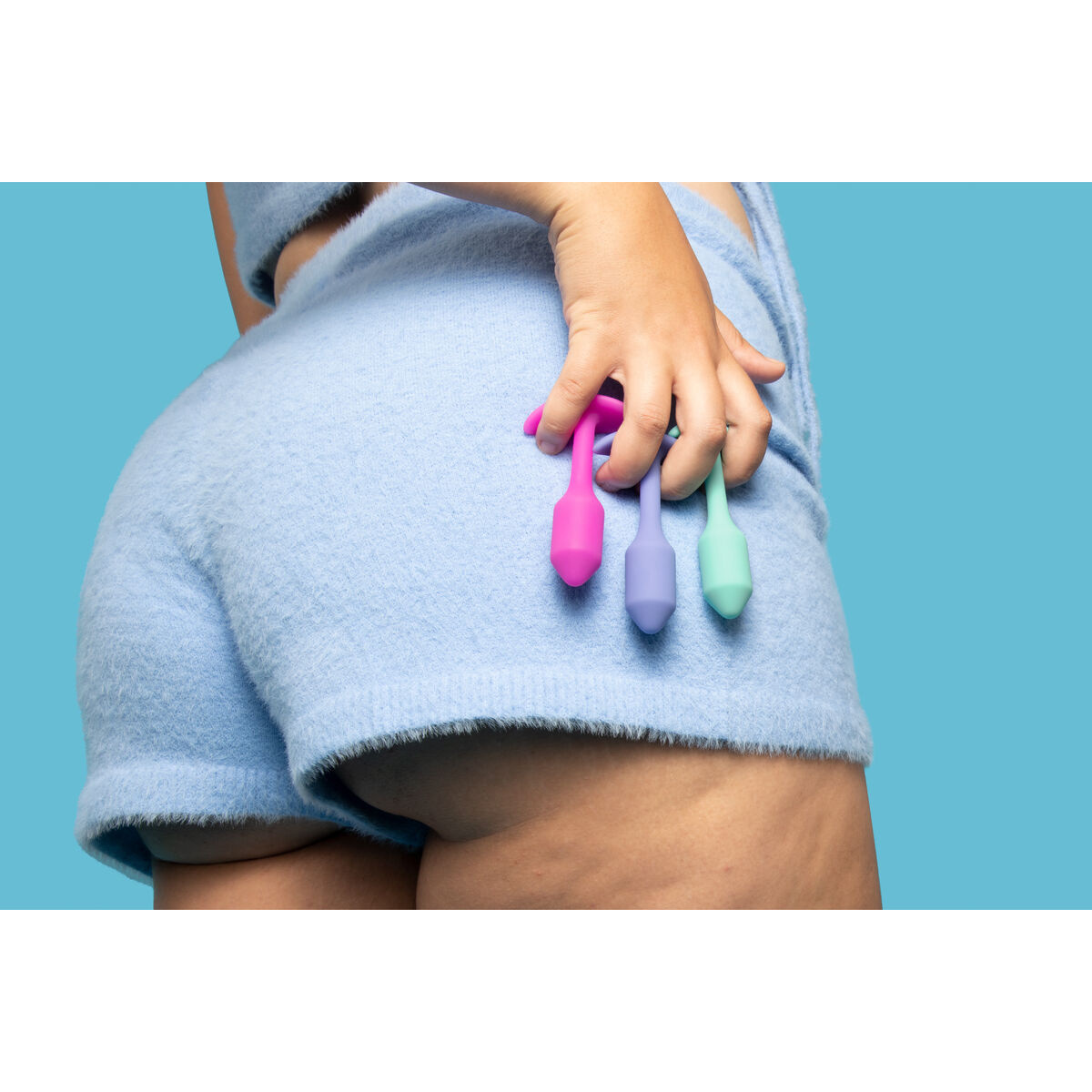 Analplugg B-Vibe Lilla Fiolett
